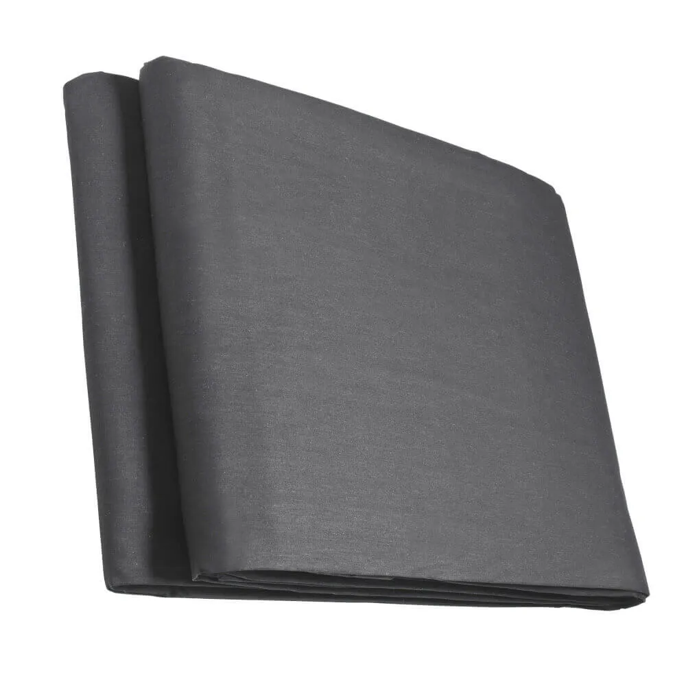 100% Muslin Cotton Grey Backdrop with Triple Telescopic Stand Kit
