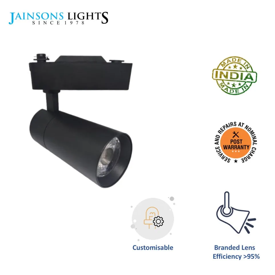 10w Cob Track Light 6007 Black body