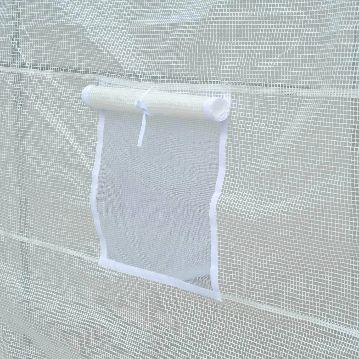 11.5ft x 6.6ft Portable Walk In Tunnel Backyard Greenhouse in White