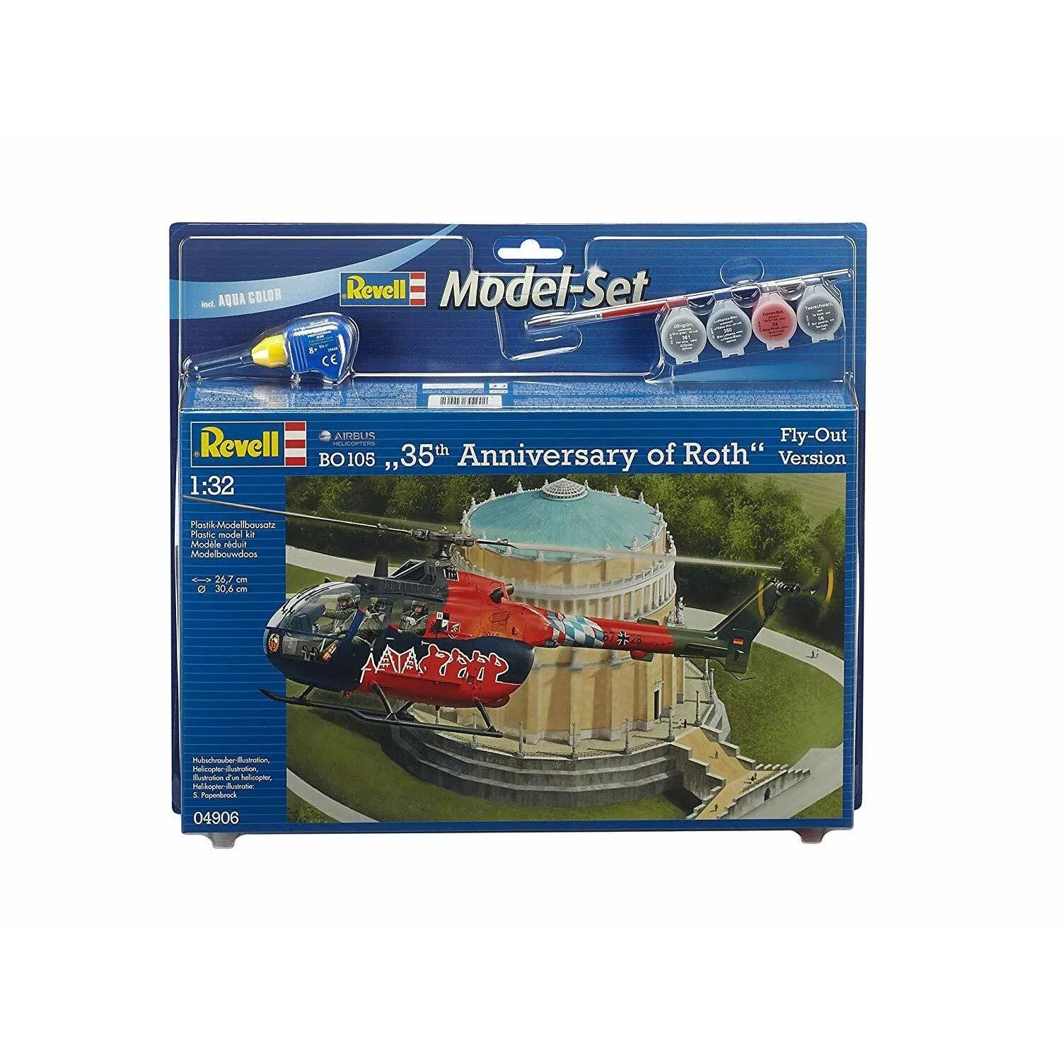 1/32 Airbus Helicopters BO105  35th Anniversary of Roth Model Set FlyOut Version