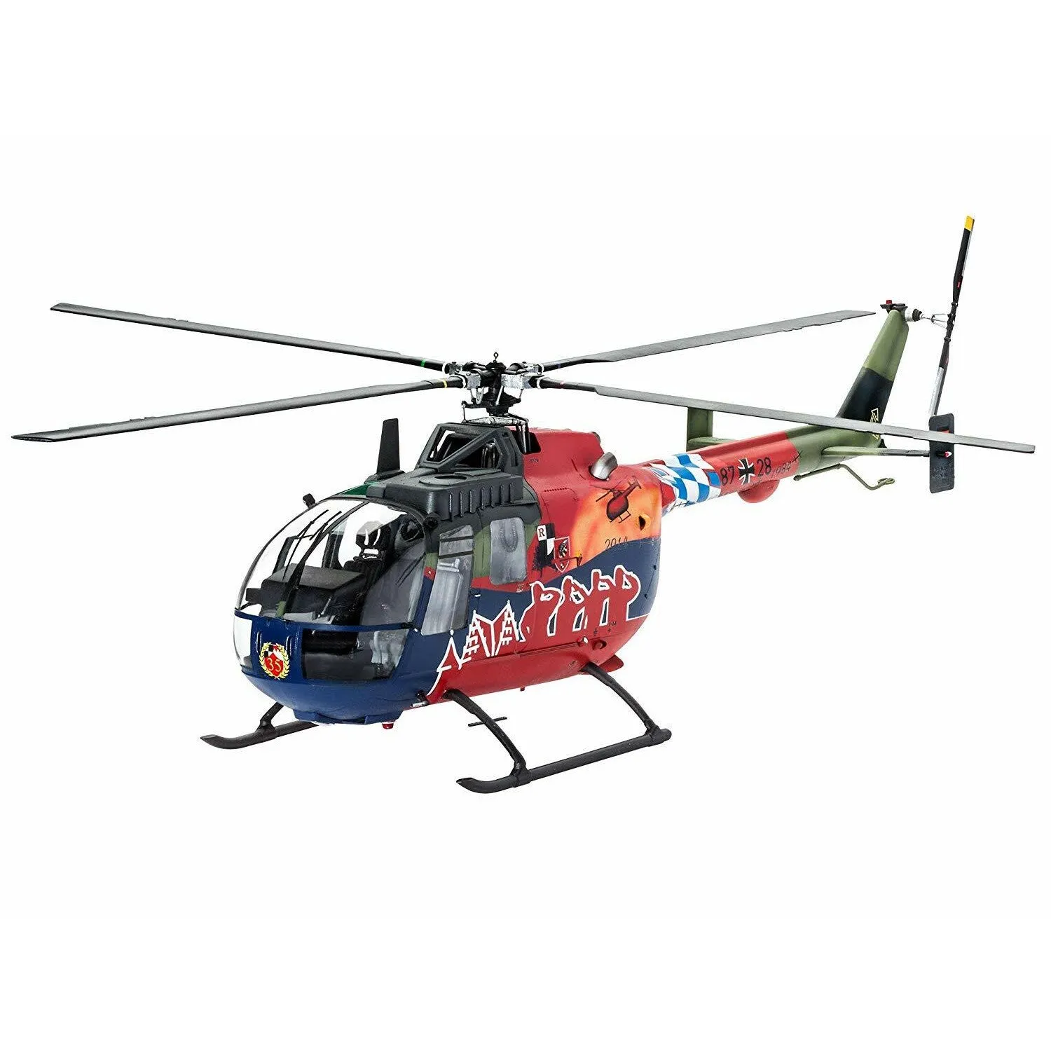 1/32 Airbus Helicopters BO105  35th Anniversary of Roth Model Set FlyOut Version