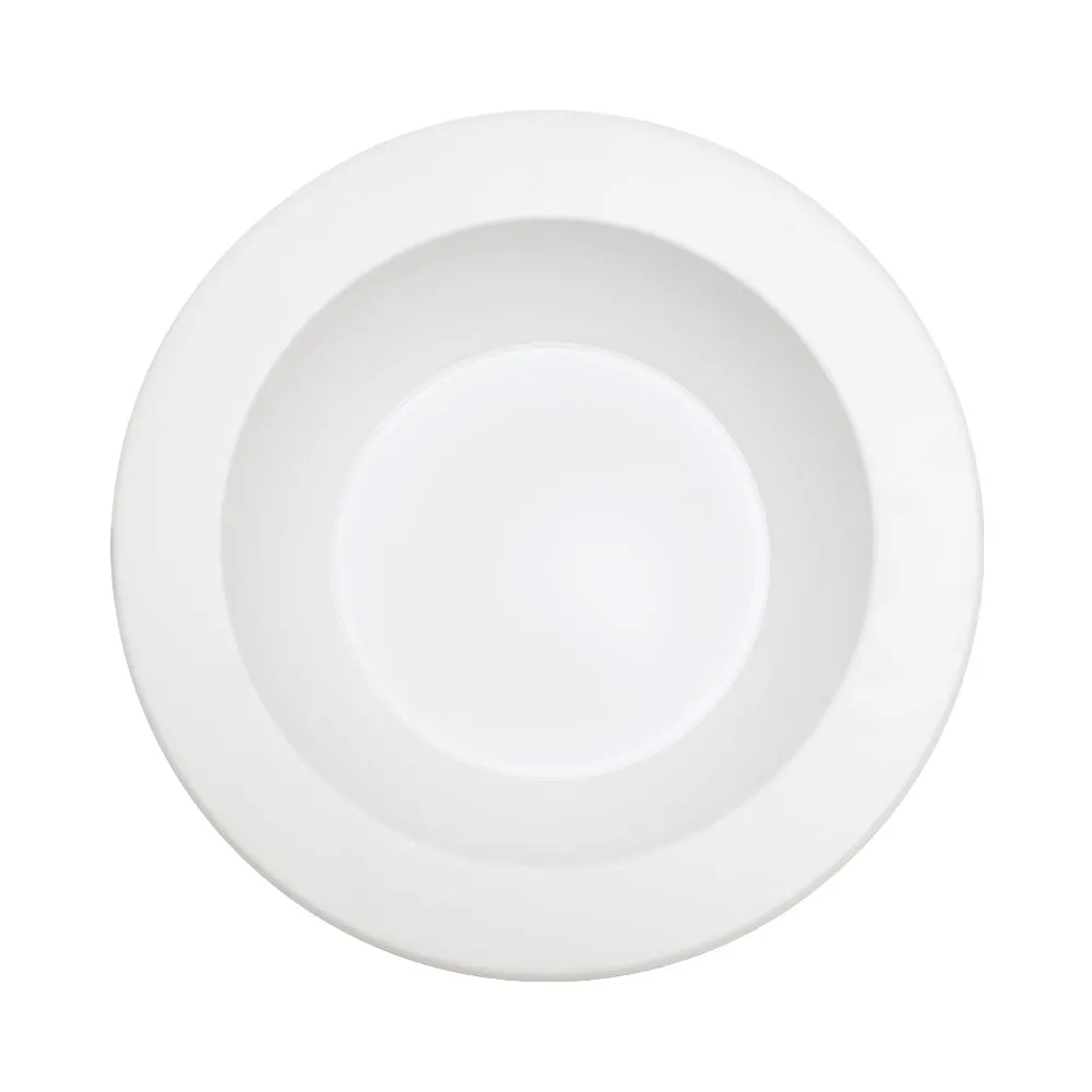 14-Watt 6" 5 CCT Selectable Retrofit Downlight 1000lm 120V with E26 Adapter (10-Pack)