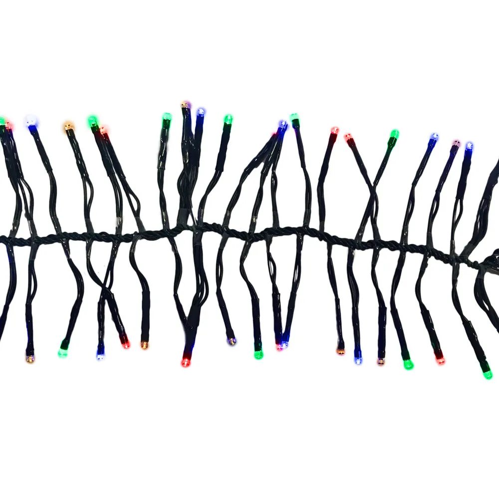 1,504 LED Twinkling Cluster Rice Christmas Lights