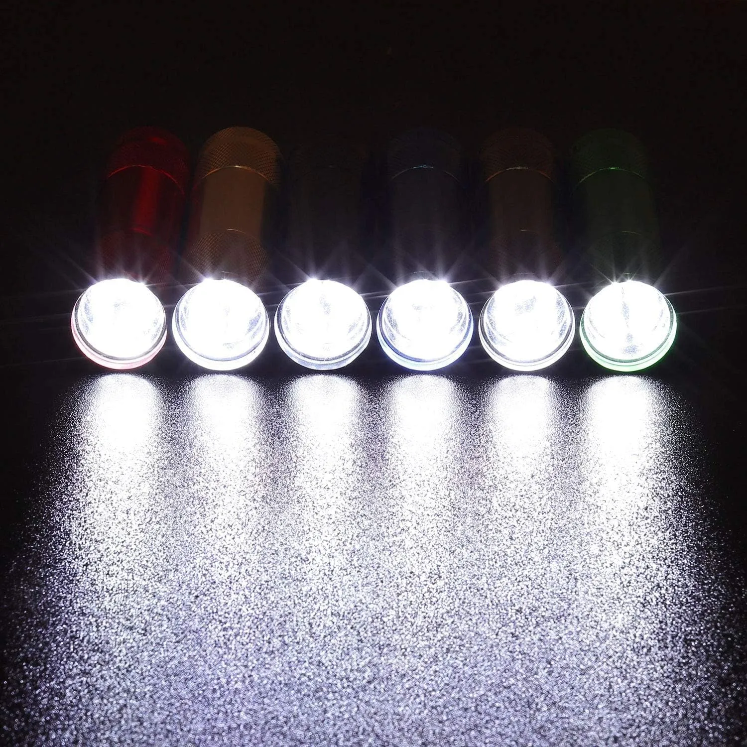 18-Pack LED Mini Pocket Torch, Small Keyring Torches Flashlight, Ideal for Kids Camping Hiking Traveling Cycling Outdoors Party, Batteries Included