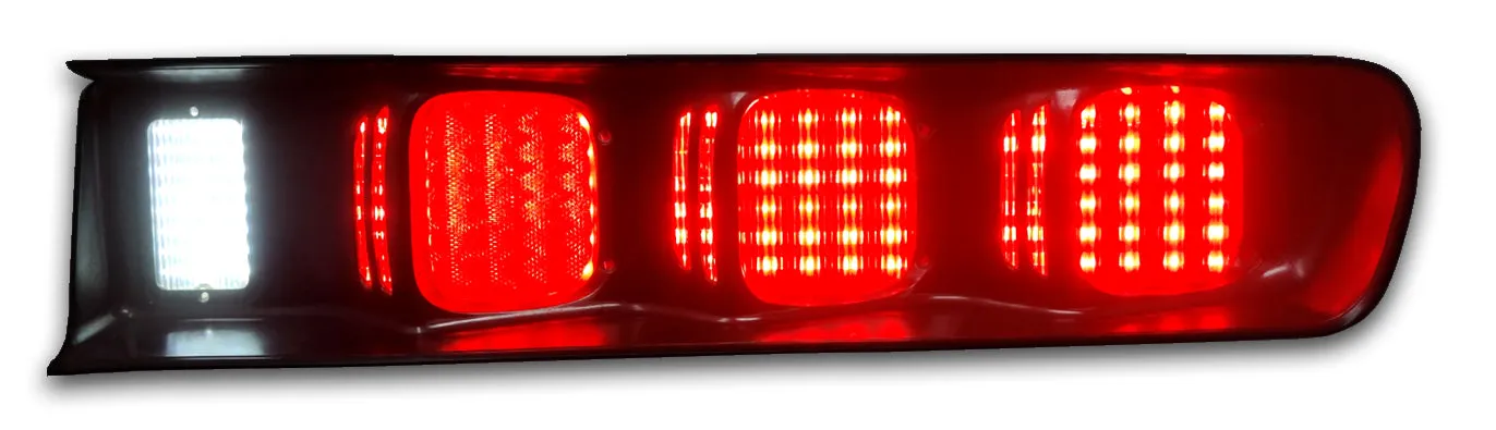 1971 Dodge Charger R/T Sequential LED Taillight Kit w/LED Reverse (2 Panel)