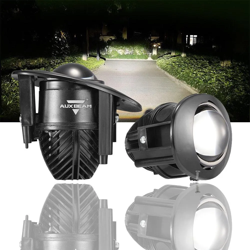 2 Inch 70W Bi-LED Projector Lens Fog Light 6000K HD Lens For Toyota/Honda | 2 Pcs/Set