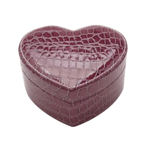 2 Layer Portable Pu Jewelry Boxes Women'S Earrings Rings Case Organizers Display Holder Small