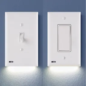 2 Pack: LED Motion Light Switch Plate