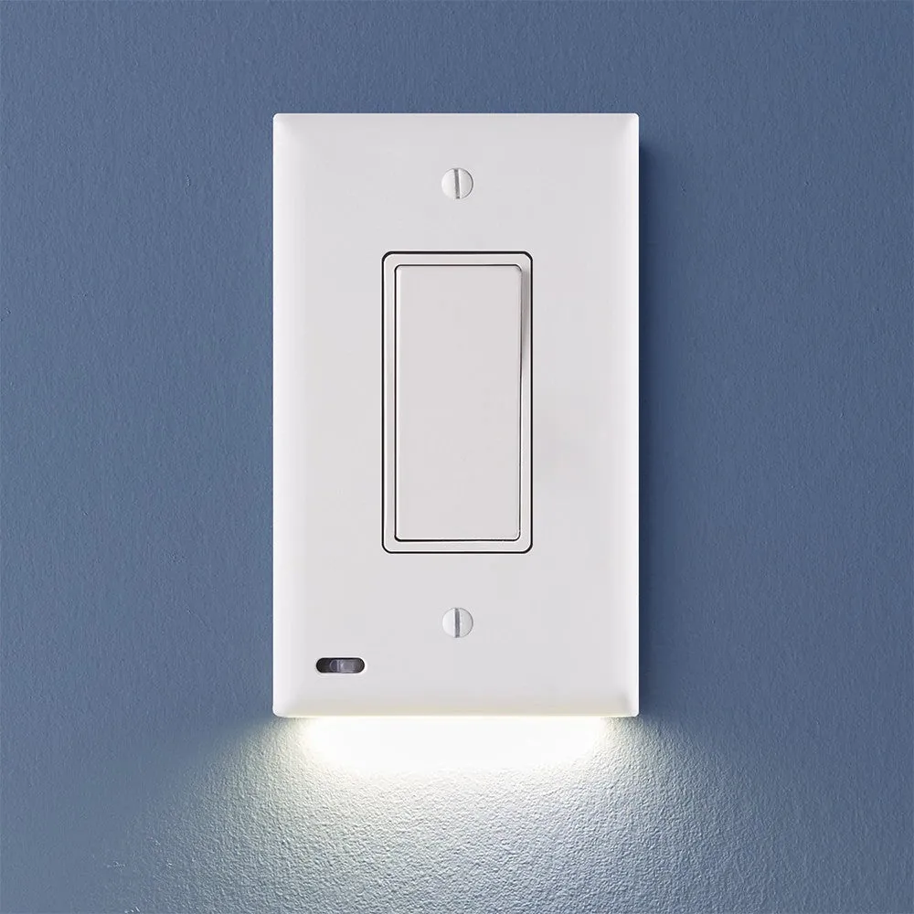 2 Pack: LED Motion Light Switch Plate