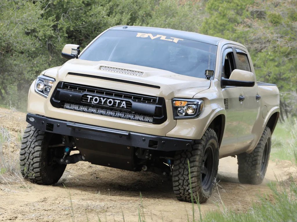 2014-2021 TOYOTA TUNDRA 42" HIDDEN GRILLE CURVED LED LIGHT BAR BRACKETS KIT