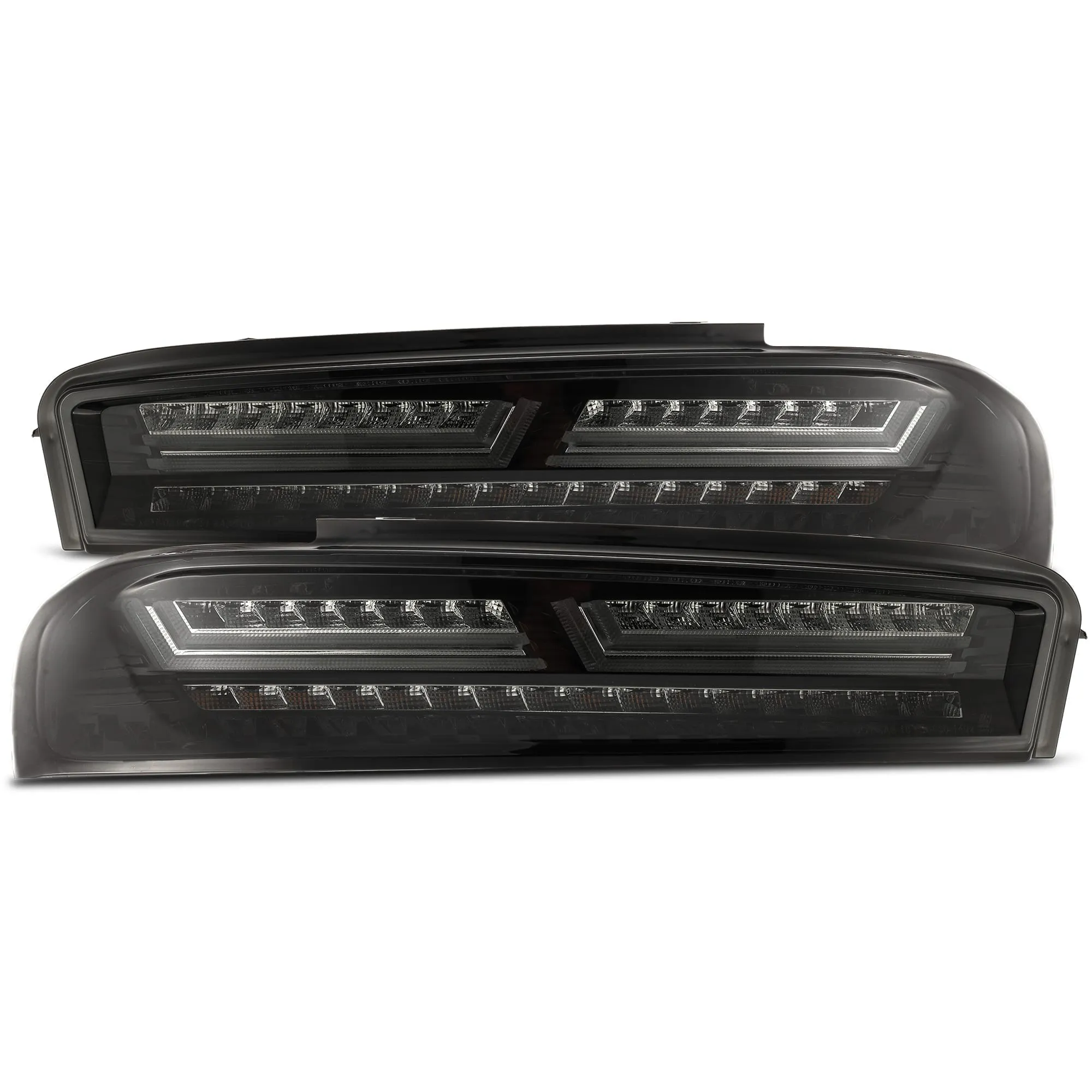 2015-2019 GMC Sierra 3500HD Dually PRO-Series LED Tail Lights Red Smoke Alpha-Rex 620020