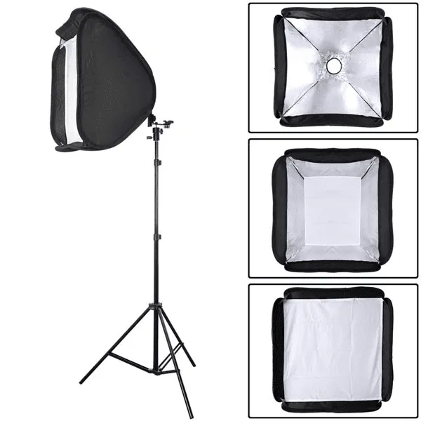 20" Photo Studio Flash Light Soft Box with 7' Stand Kit