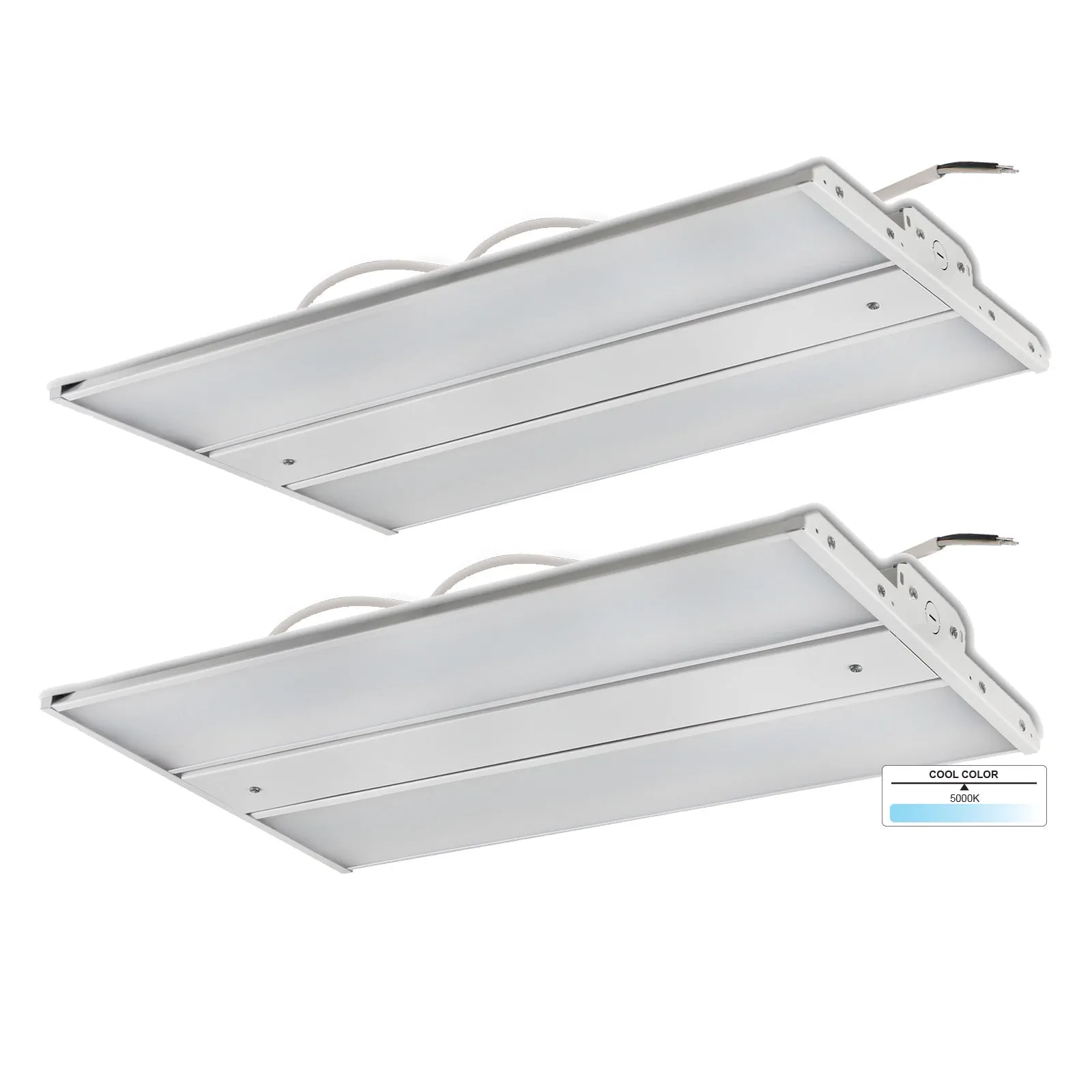 2FT Linear High Bay LED Lights - 5000K Daylight - 100-277V - Dimmable 0-10V - 165W
