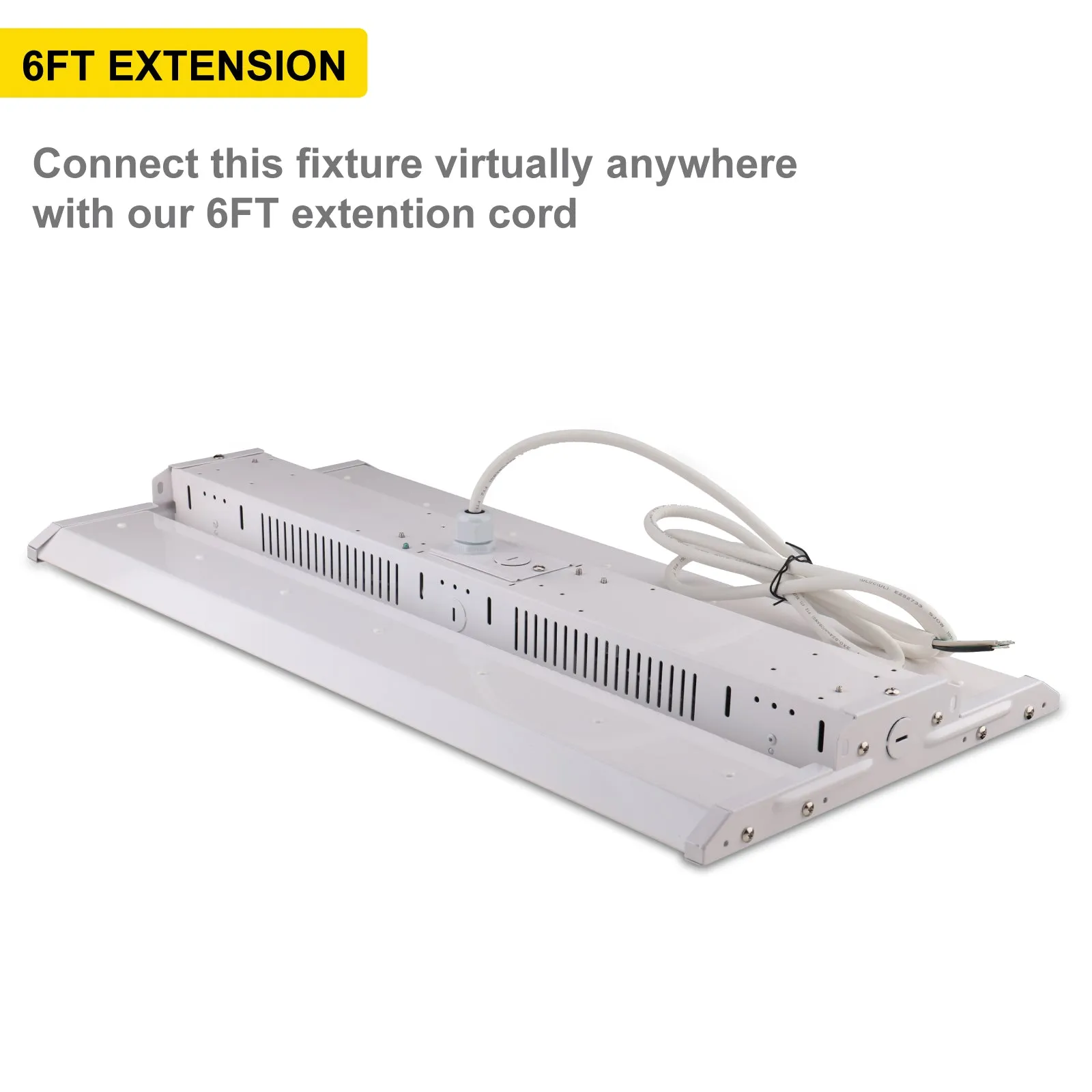 2FT Linear High Bay LED Lights - 5000K Daylight - 100-277V - Dimmable 0-10V - 165W