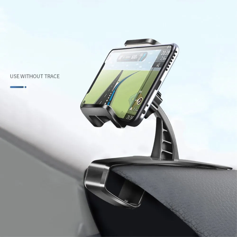 3 in 1 Car GPS Smartphone Holder: Dashboard / Visor Clamp   AC Grid Clip for BLU Studio M HD, S110L - Black
