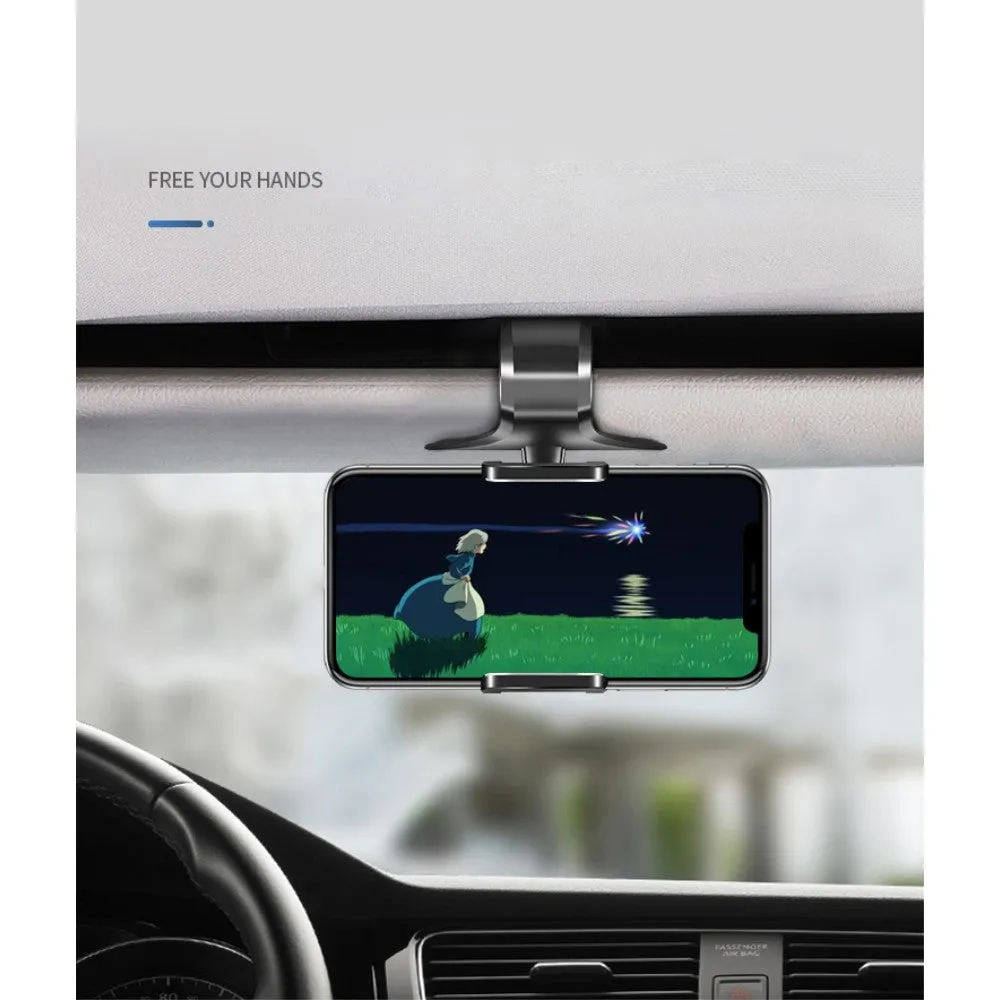 3 in 1 Car GPS Smartphone Holder: Dashboard / Visor Clamp   AC Grid Clip for BLU Studio M HD, S110L - Black