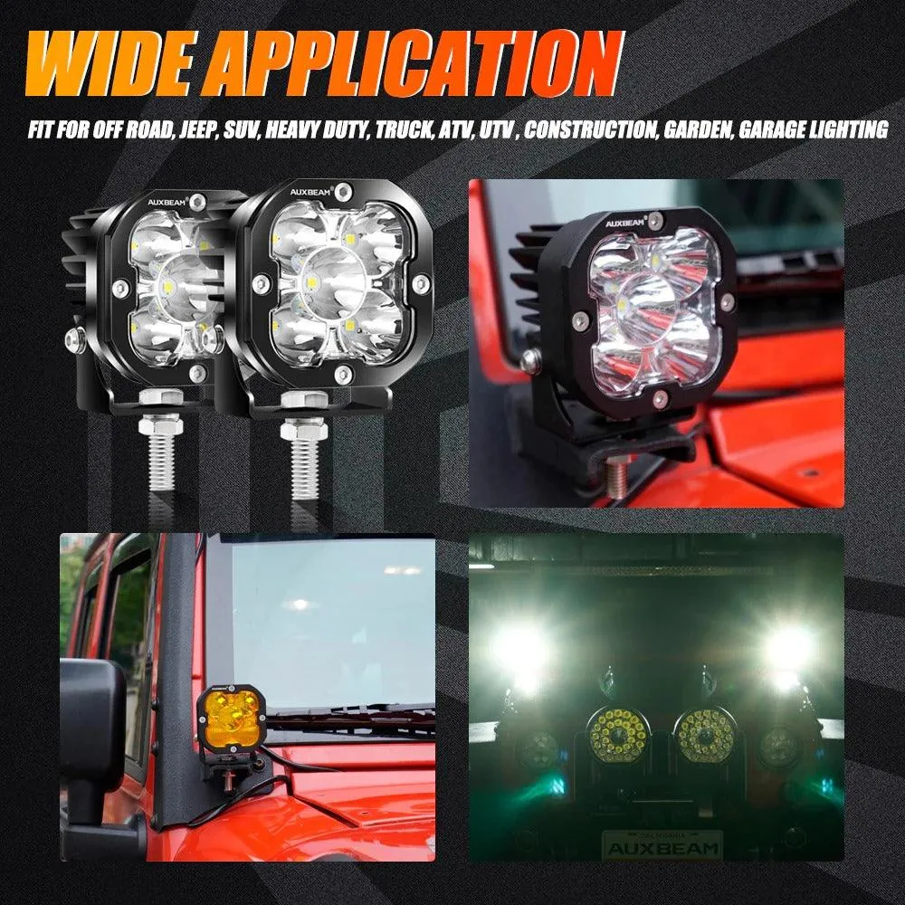 3 Inch 80W 9600 Lumens LED pod Lights