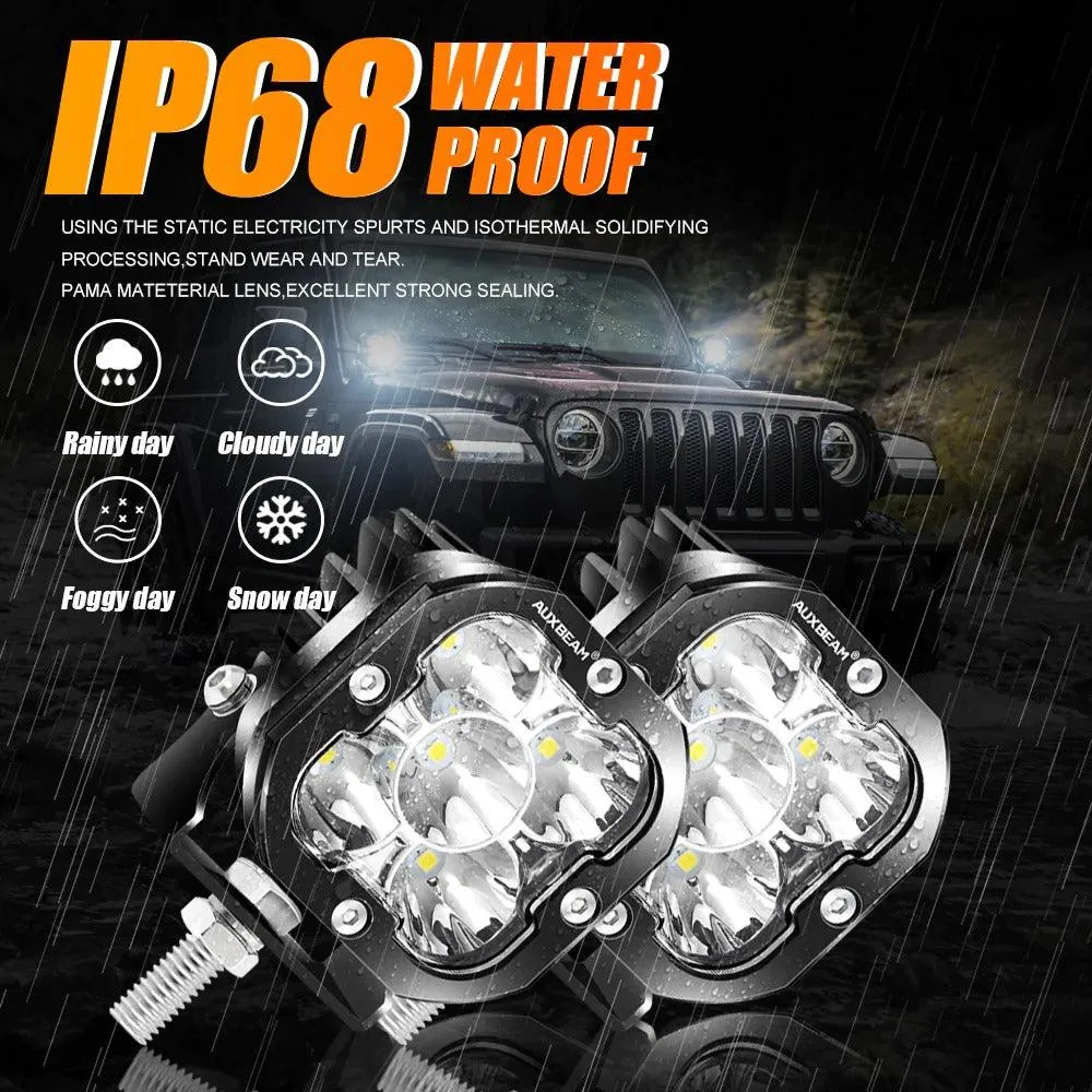 3 Inch 80W 9600 Lumens LED pod Lights