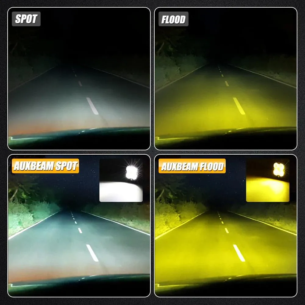 3 Inch 80W 9600 Lumens LED pod Lights