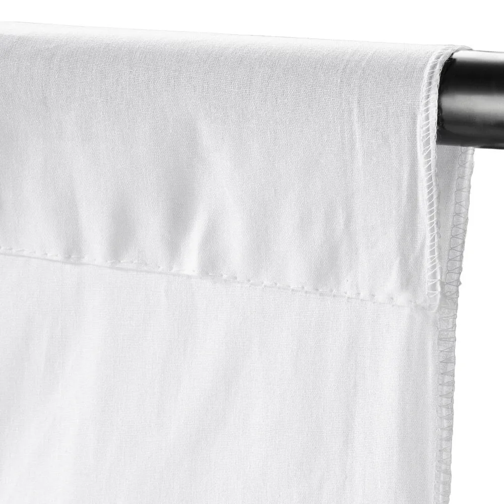 3x2.8m Telescopic Stand   Green/Black/White Muslin Backdrop Kit