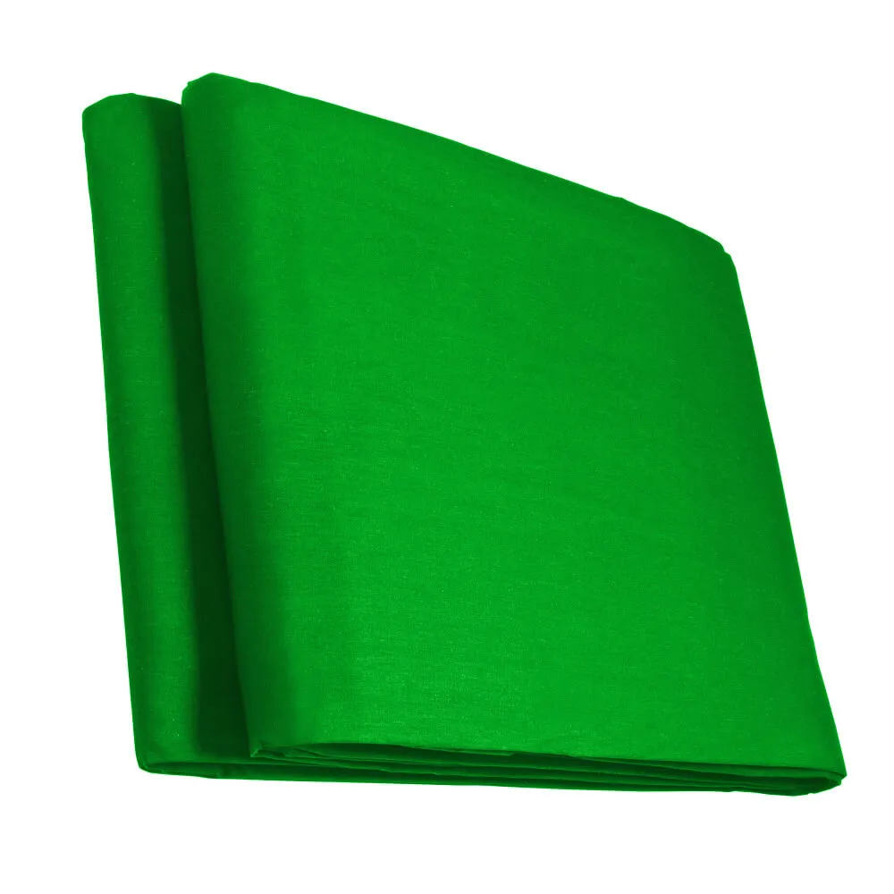 3x2.8m Telescopic Stand   Green/Black/White Muslin Backdrop Kit