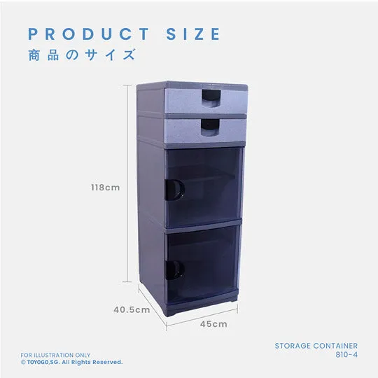 4 TIER CORINA ORGANISER (810-4)