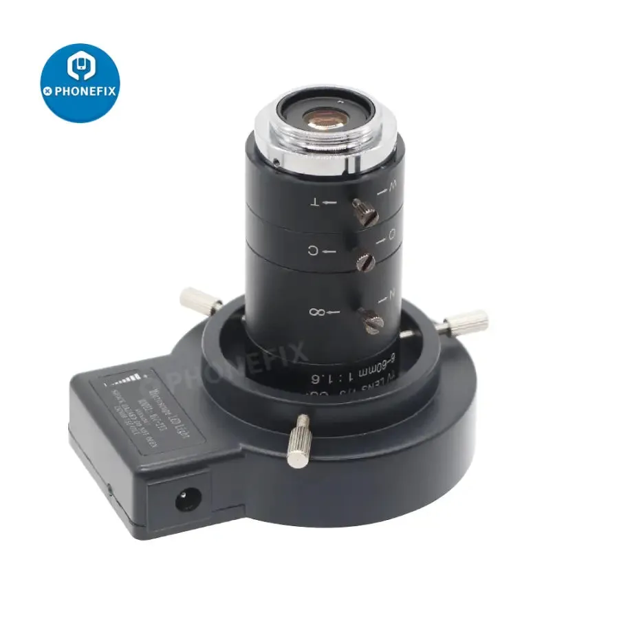 47mm 40 LEDs Microscope Ring Light Illuminator Lamp for Industrial Camera