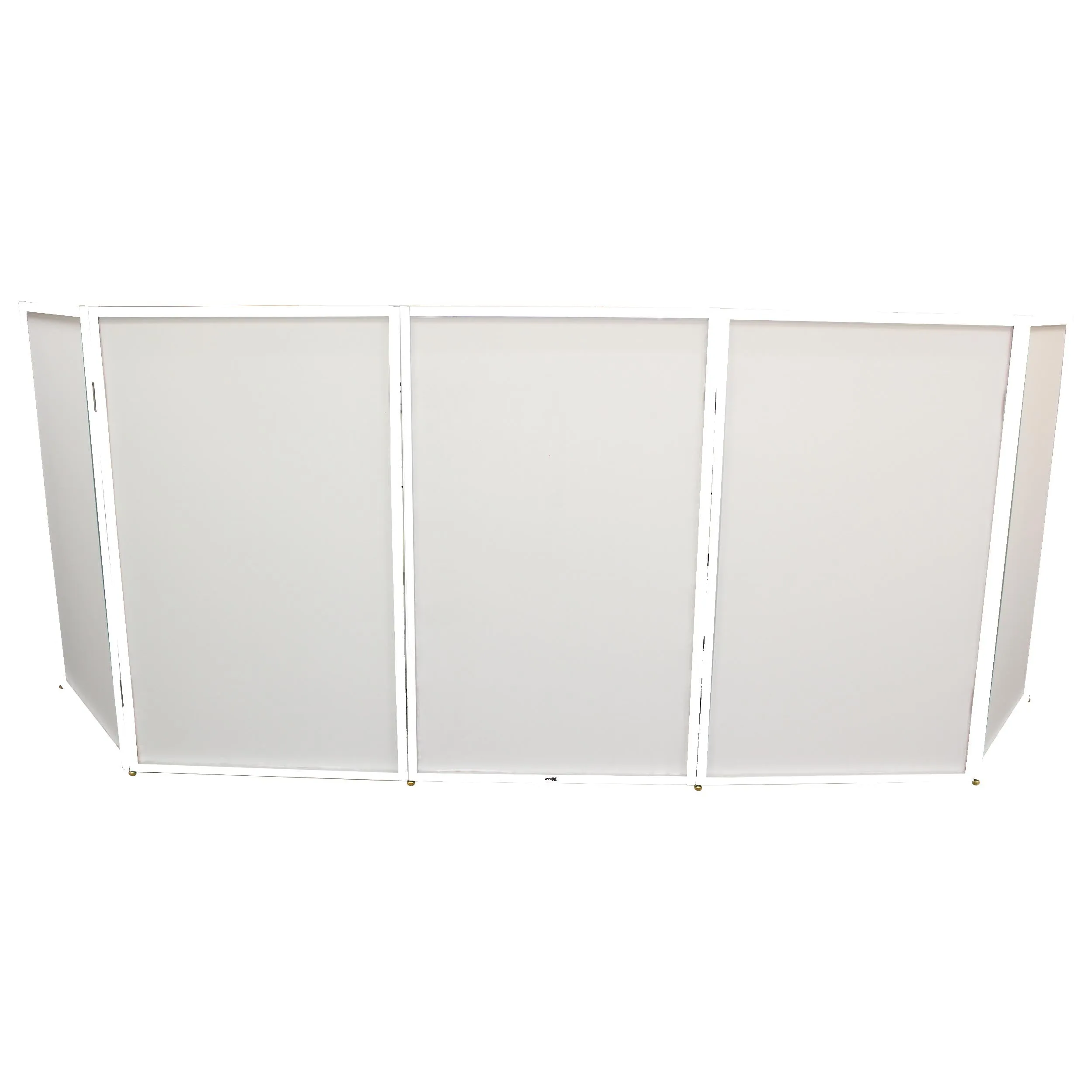 5 Panel - White Frame DJ Facade W-SS Quick Release 180° Hinges