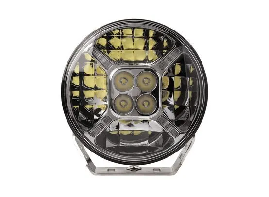 7 Inch Round Led Driving Lamp Driving -  Beam 9-36V 60W Chrome 6,000Lms