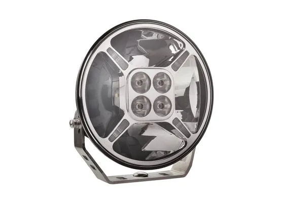 7 Inch Round Led Driving Lamp Driving -  Beam 9-36V 60W Chrome 6,000Lms