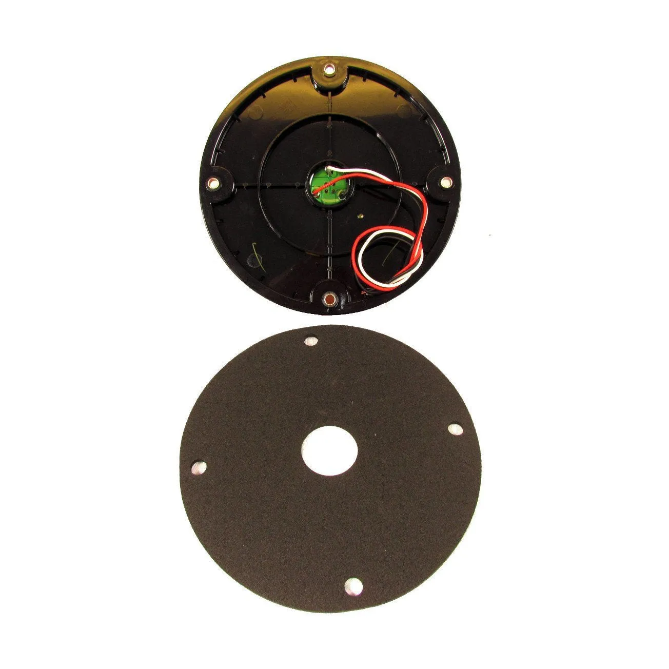 7" Amber Round Tail/Turn Led Bus Light With 17 Leds And Amber Convex Dot Lens | F235309