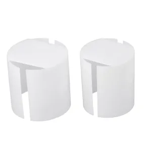 A48 - 42 Series Tripod Tube Guides White Caps