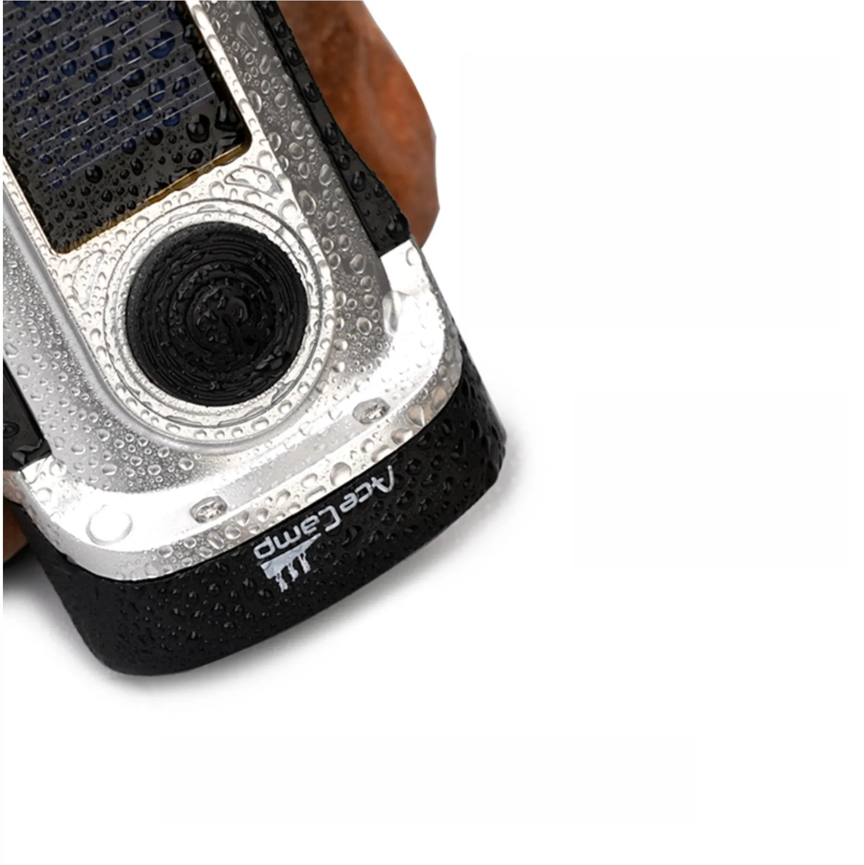 Ace Camp Solar & Crank Flashlight
