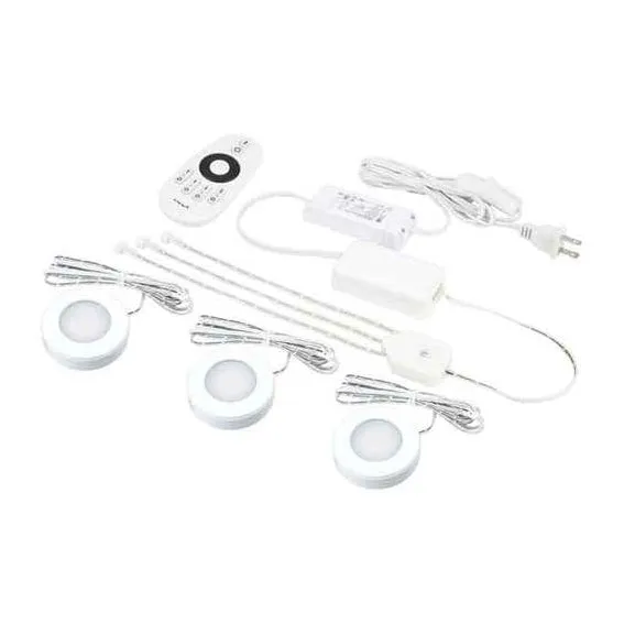 American Lighting OMNI-TW-R3-WH Omni Tunable Round LED Puck Light - Three Puck Kits