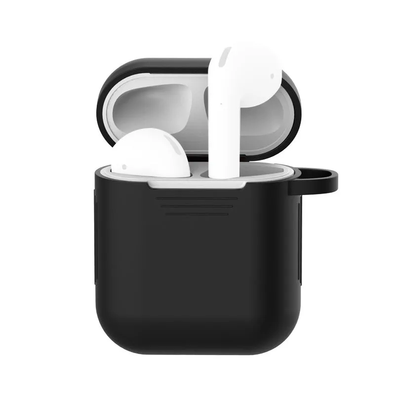 AMZER 7 in 1 Wireless Earphones Shockproof Silicone Protective Case for Apple AirPods 1 / 2