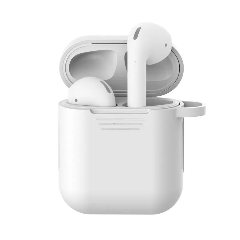 AMZER 7 in 1 Wireless Earphones Shockproof Silicone Protective Case for Apple AirPods 1 / 2