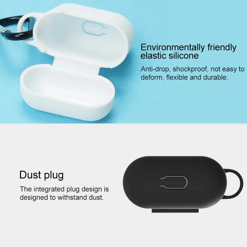 AMZER 7 in 1 Wireless Earphones Shockproof Silicone Protective Case for Apple AirPods 1 / 2