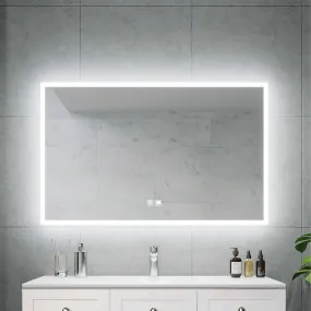 Apollo Rectangle Anti-Fog Backlit LED Bathroom Mirror 1200mm x 900mm