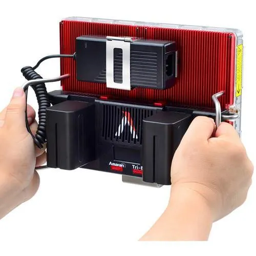Aputure Amaran Tri-8s Spot Daylight LED Light with V-Mount Battery Plate & (2) F970 Battery Packs