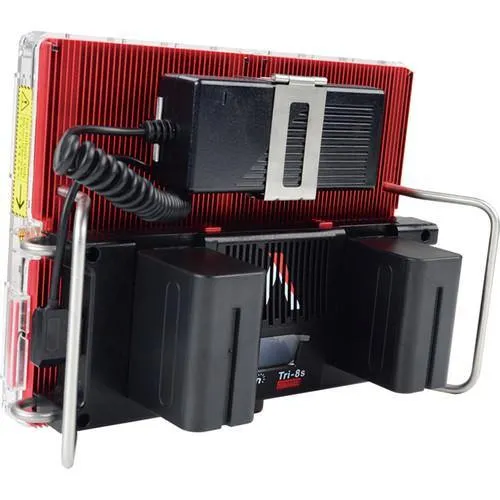 Aputure Amaran Tri-8s Spot Daylight LED Light with V-Mount Battery Plate & (2) F970 Battery Packs