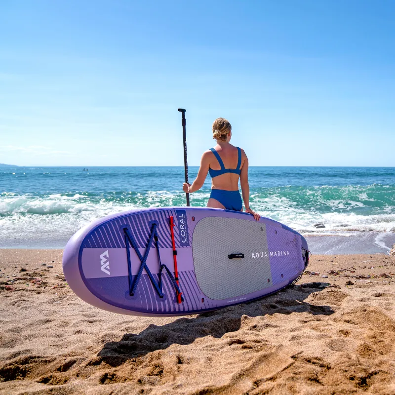 Aqua Marina 10’2” Coral 2023 Inflatable Paddle Board All-Around Advanced SUP Night Fade