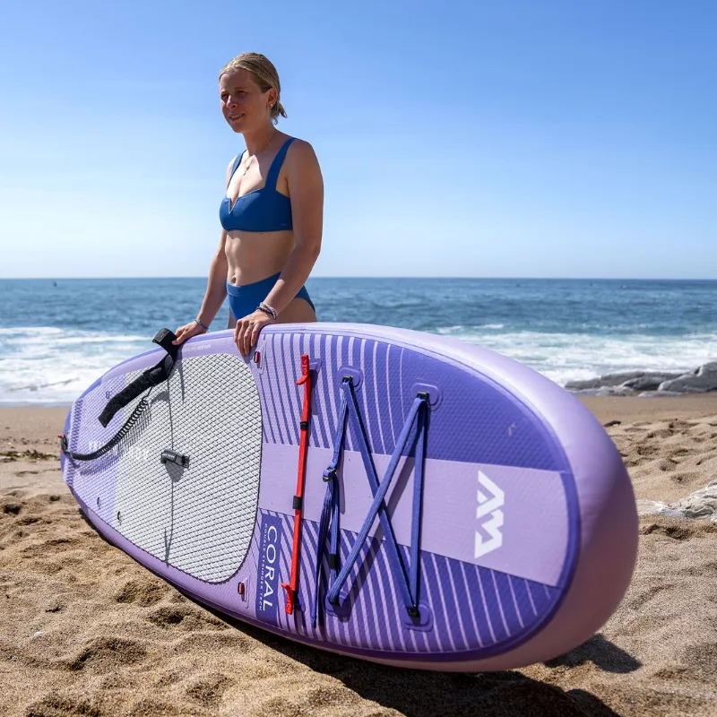 Aqua Marina 10’2” Coral 2023 Inflatable Paddle Board All-Around Advanced SUP Night Fade