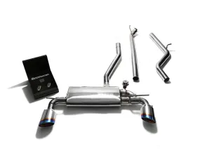 ARMYTRIX Stainless Steel Valvetronic Exhaust System w/Dual Blue Coated Tips Mercedes-Benz A180 | A200 | A250 W176 2012-2015