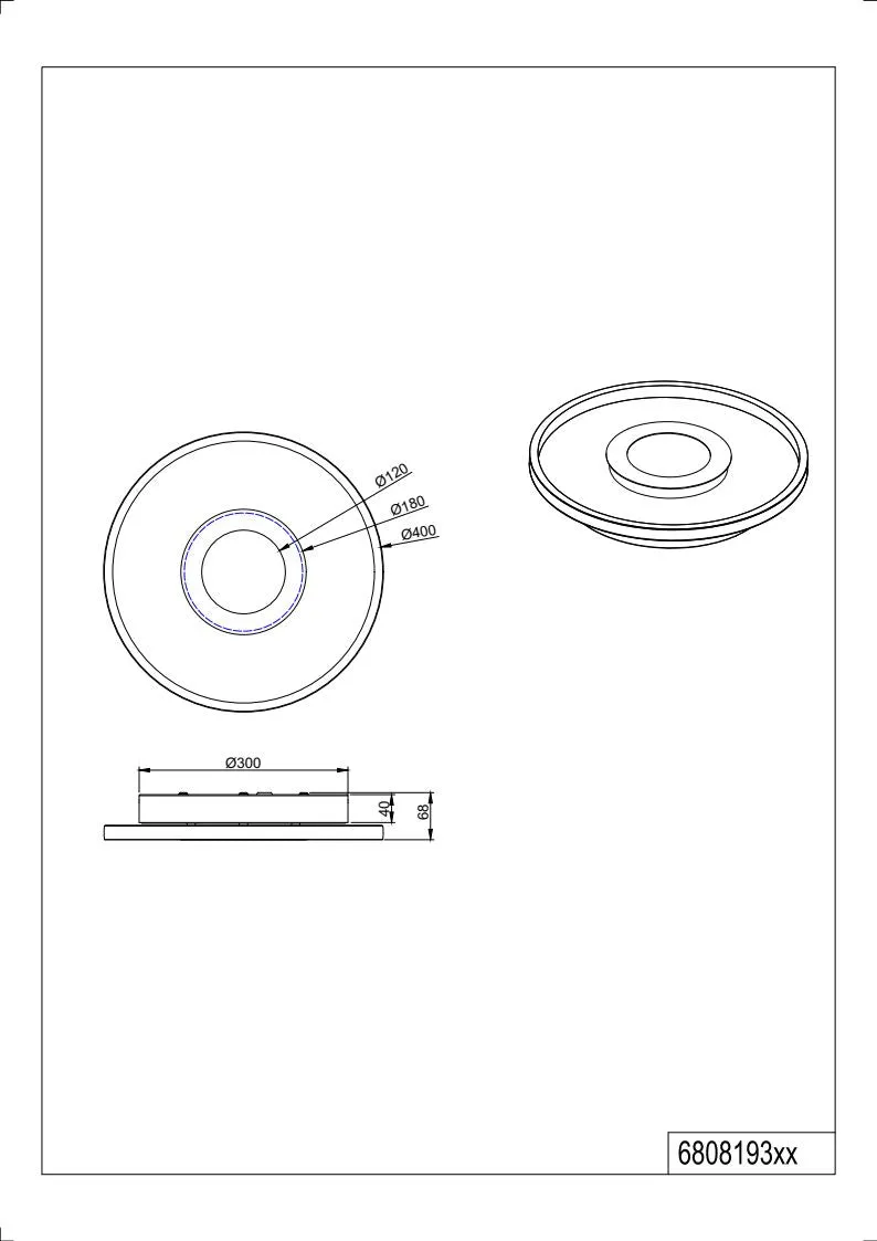 Ascari 28/35W  LED Flush Light  - Various Colors