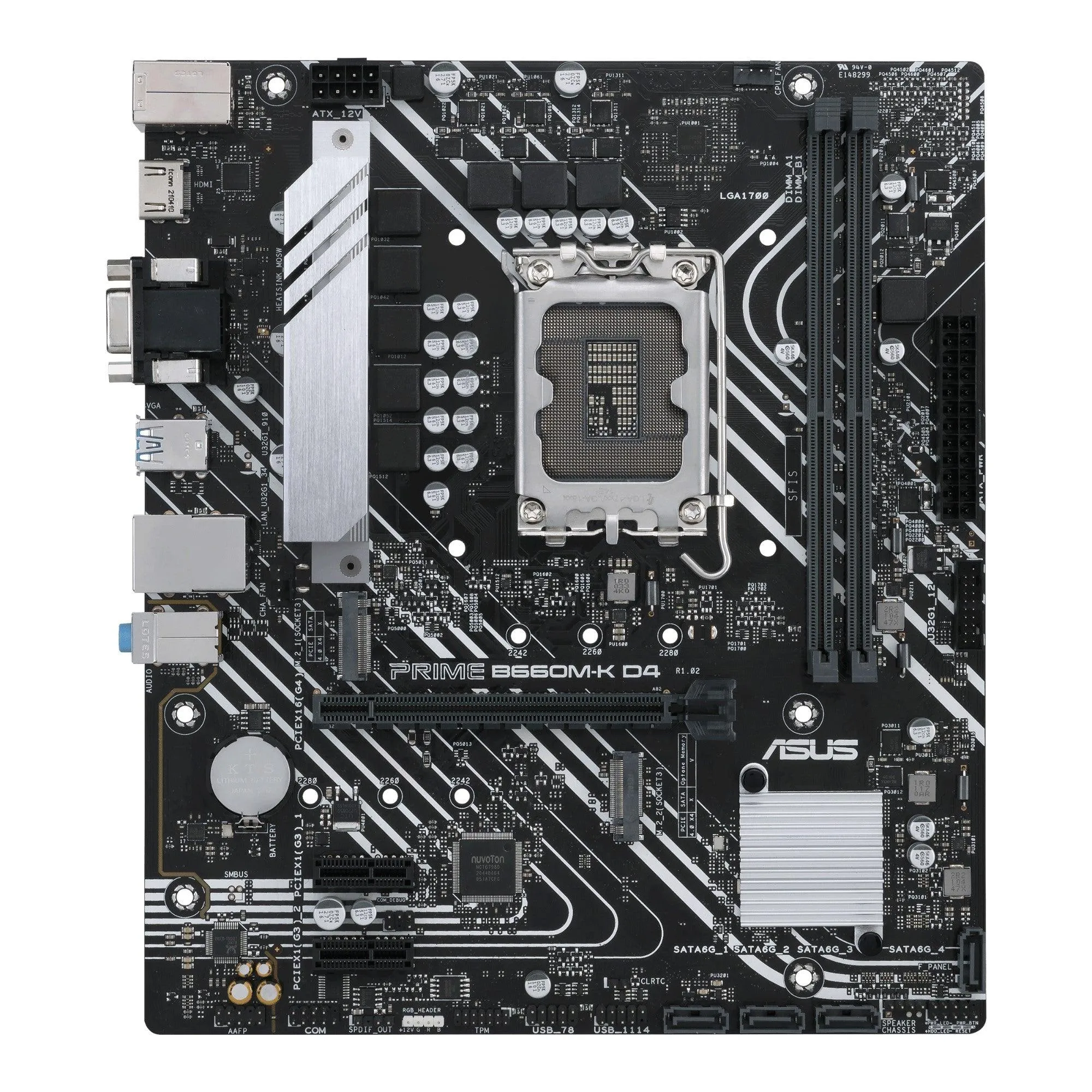 ASUS B660M-K D4 Micro ATX Motherboard