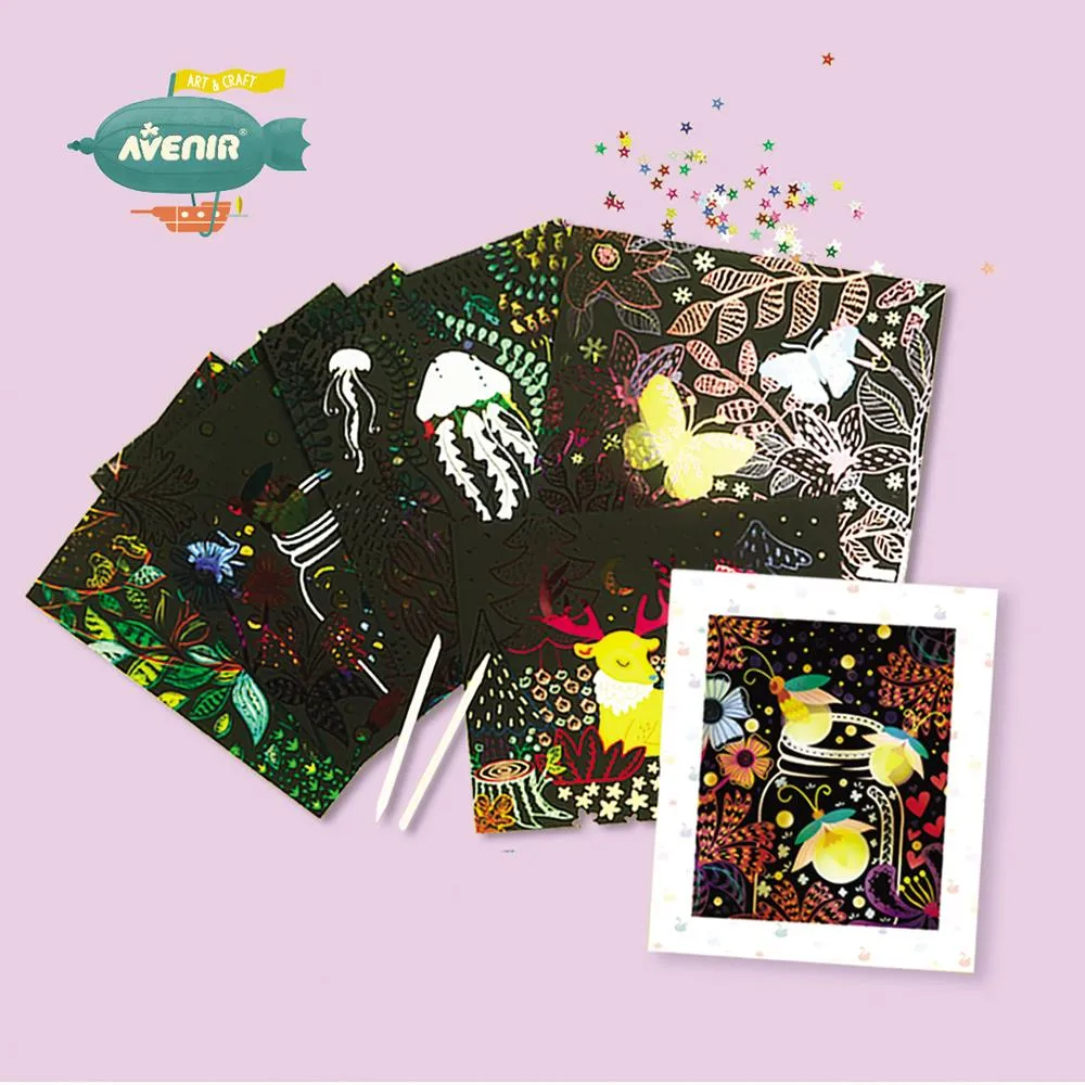 Avenir Create Your Own Scratch Art Light Box