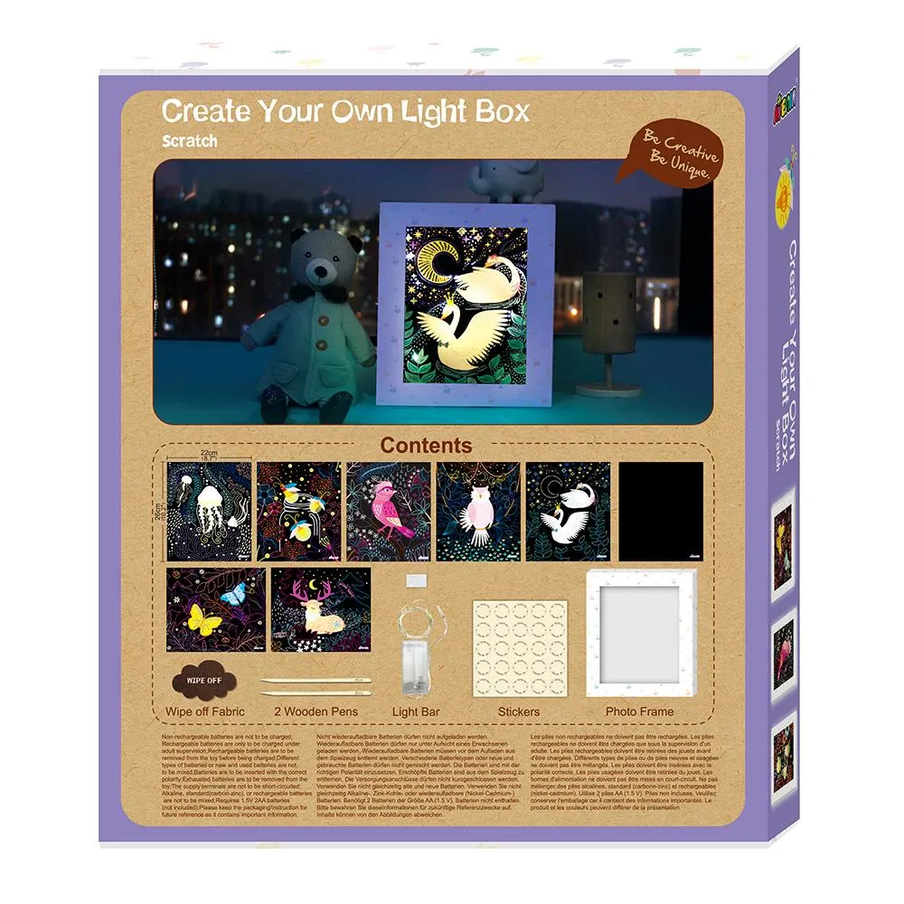 Avenir Create Your Own Scratch Art Light Box