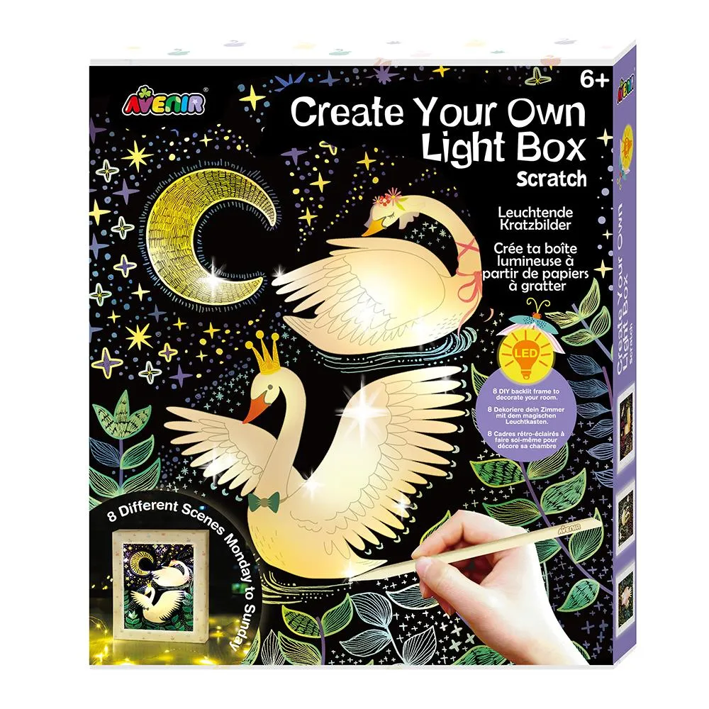Avenir Create Your Own Scratch Art Light Box