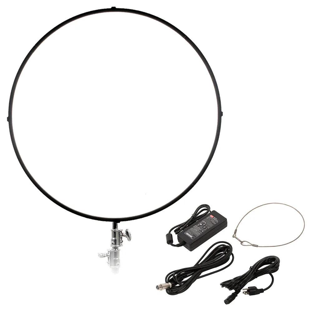 Award Winning Fotodiox Pro FlapJack Studio XL LED C-1500RSV Bicolor Edge Light - 30in Round Ultra-thin, Ultrabright, Dual Color LED Photo/Video Light Kit
