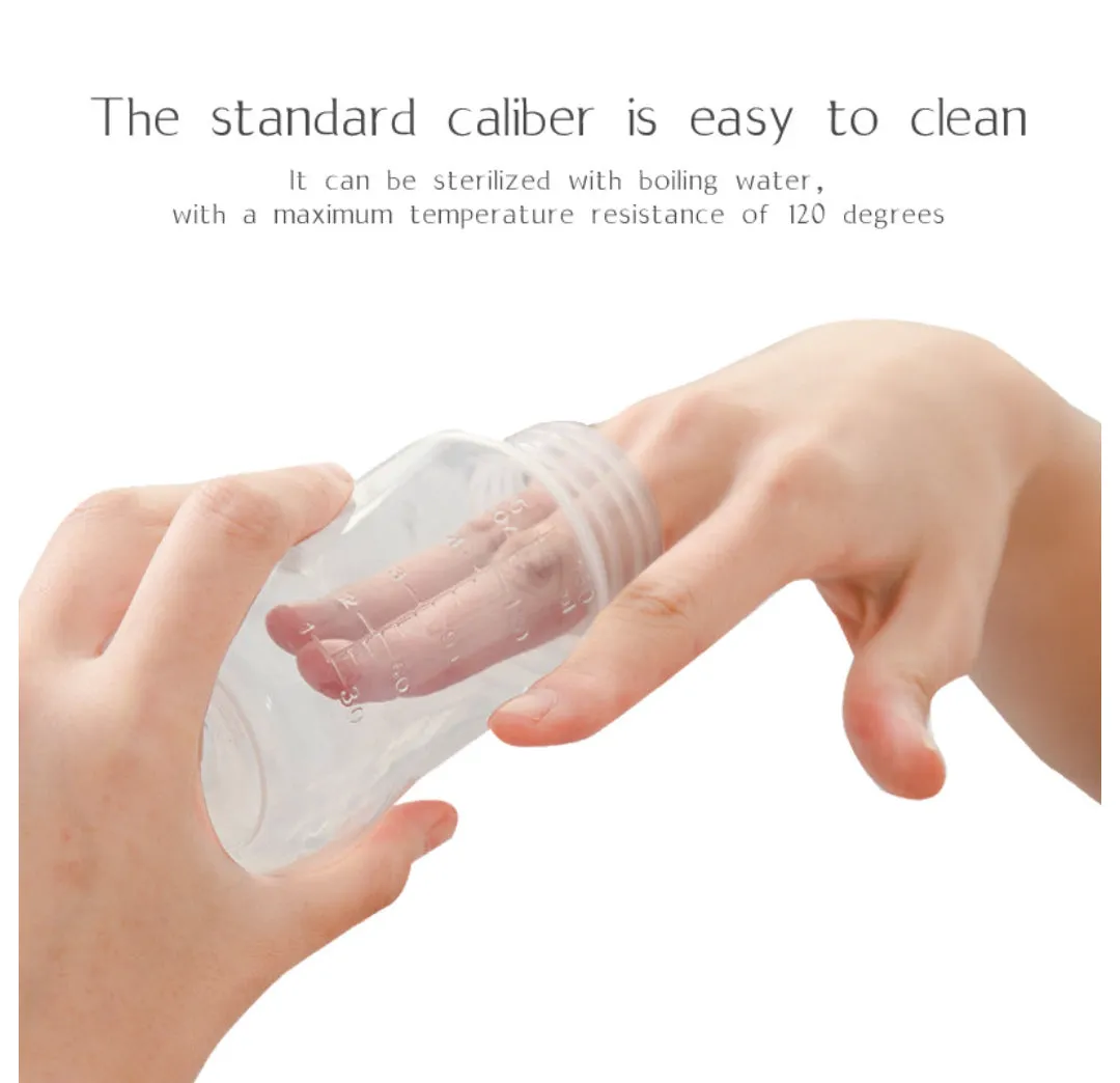 Babymoon Breast Pump | Breastfeeding Food Grade BPA, Portable Milk Collector | Milk Storage Bottle